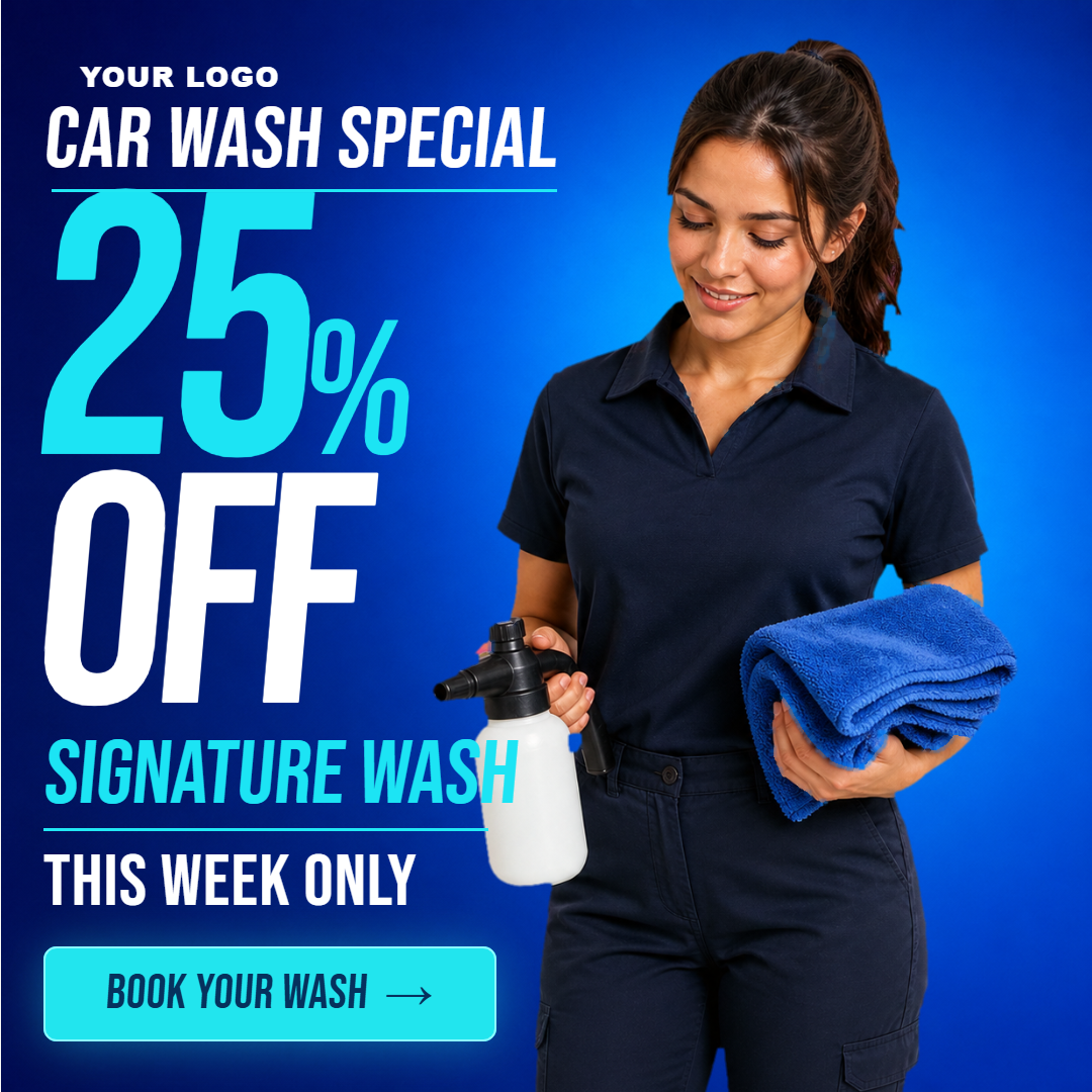 Car Wash Special 25% Off preview