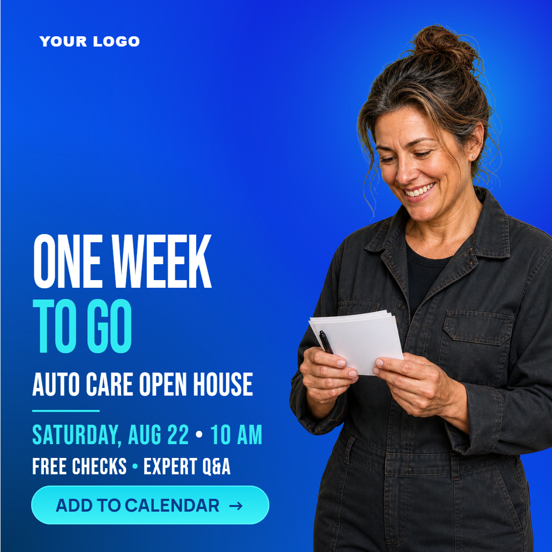 One Week to Go — Auto Care Open House preview